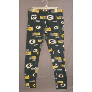 NFL‎ Green Bay Packers Lounge Pajama Pants Womens Size Large Green No Pockets